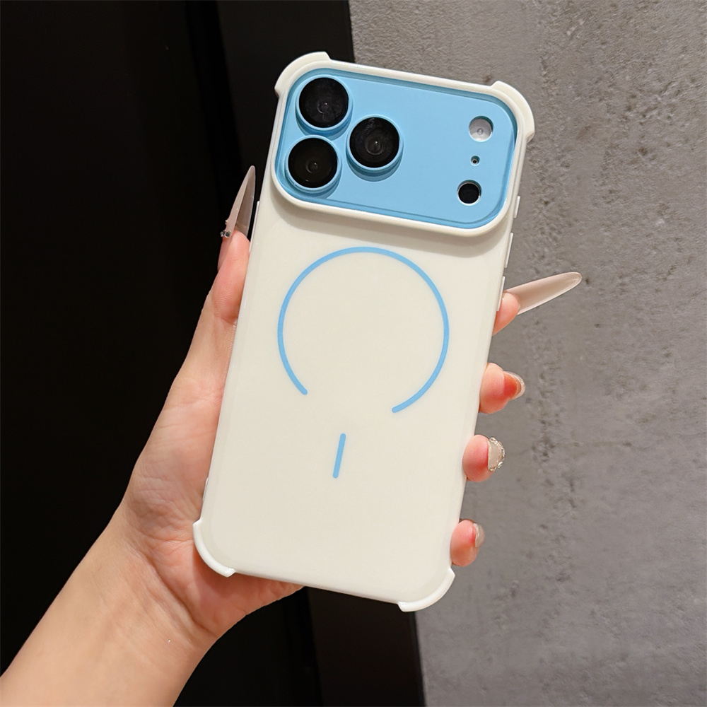 Contrast Color Armor Phone Cas - Phone Cases Magsafe reseña y precio