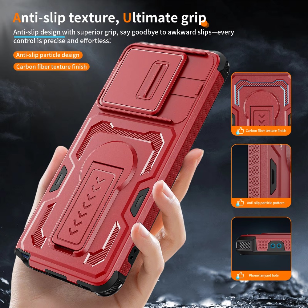 Armor Fold Stand Anti-Drop Cas - Phone Cases Moto G 2025 reseña y precio