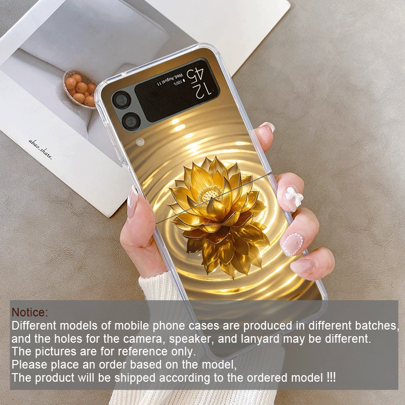 Creative Golden Lotus Flower P - Phone Cases Z Fold 4 reseña y precio