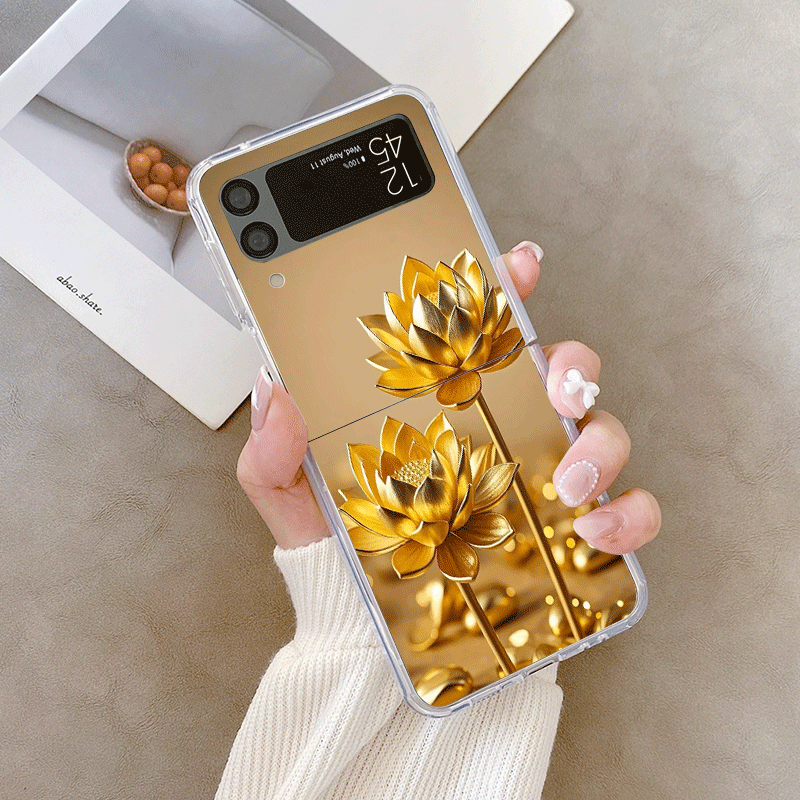 Creative Golden Lotus Flower P - Phone Cases Z Fold 4 reseña y precio