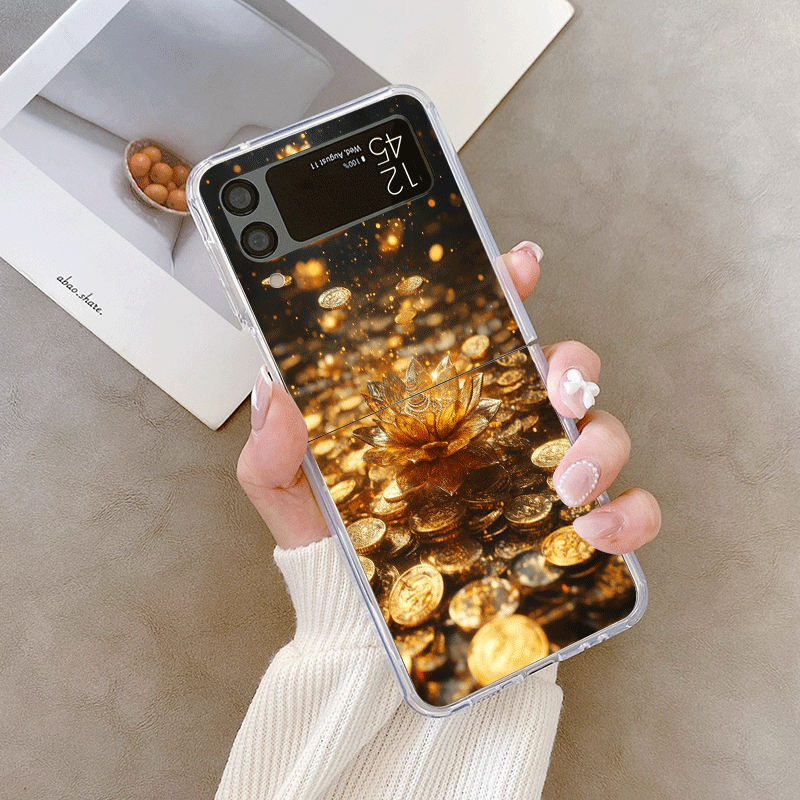 Creative Golden Lotus Flower P - Phone Cases Z Fold 4 reseña y precio