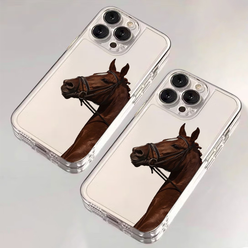 Animal Horse Soft Phone Cover  - Phone Cases Xs Iphone reseña y precio