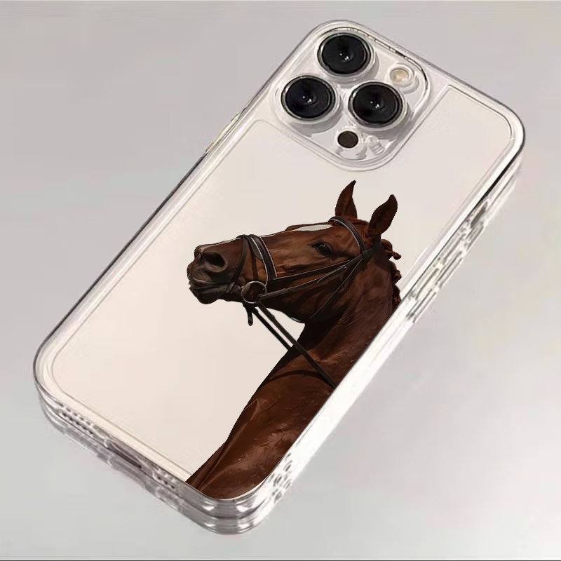 Animal Horse Soft Phone Cover  - Phone Cases Xs Iphone reseña y precio