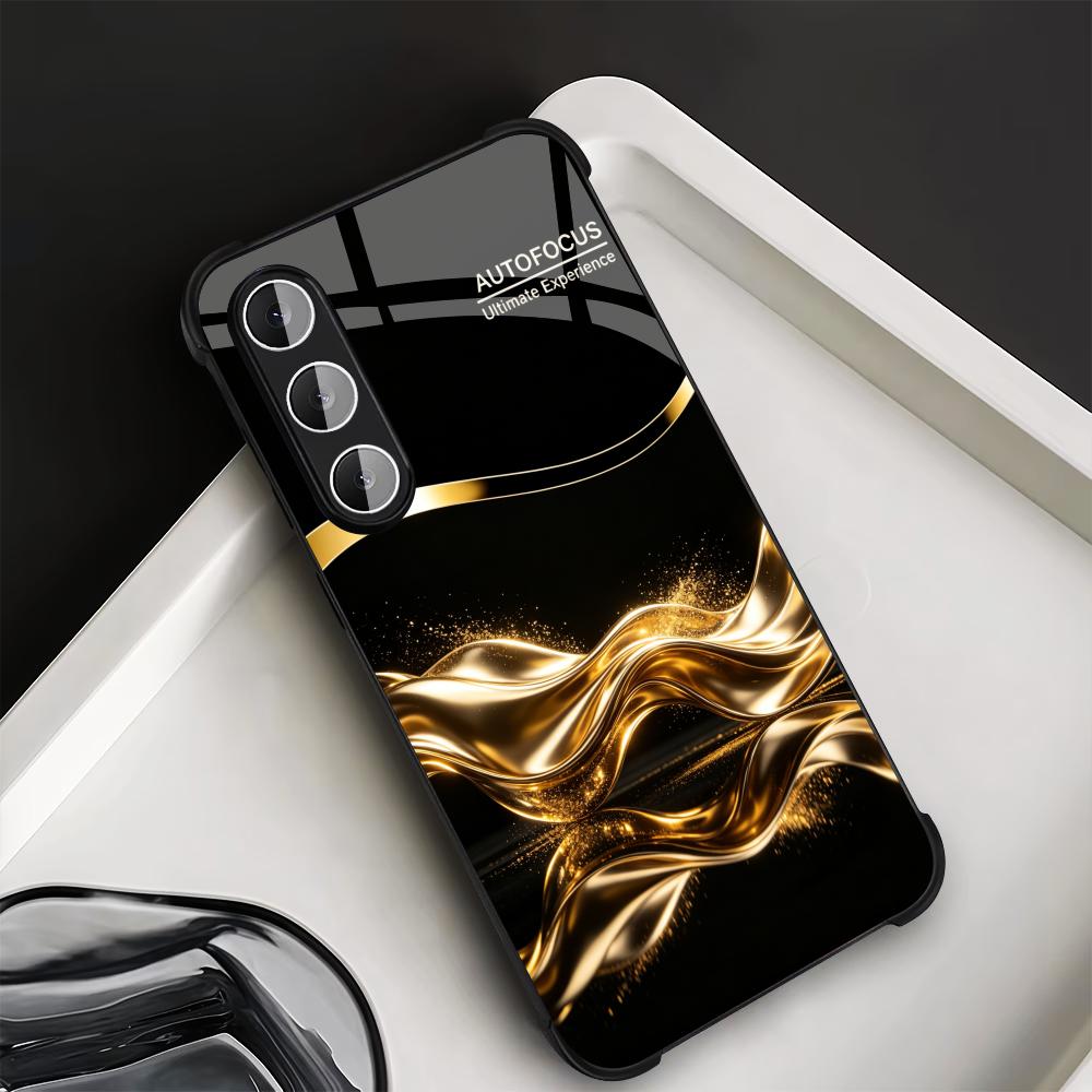 Luxury Metallic Gold Business  - Phone Cases Quad Lock reseña y precio