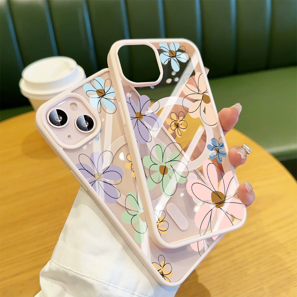 Blueberry Floral Clear Case  F - Phone Cases Magsafe reseña y precio