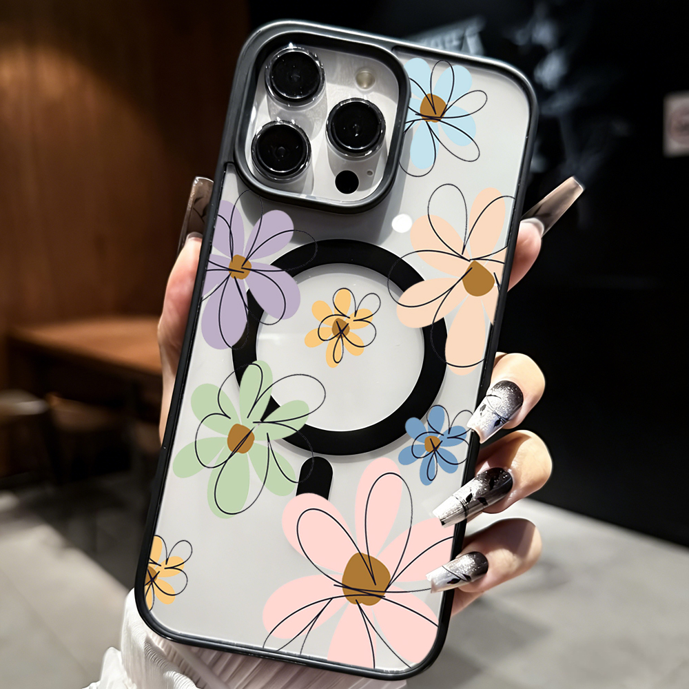 Blueberry Floral Clear Case  F - Phone Cases Magsafe reseña y precio