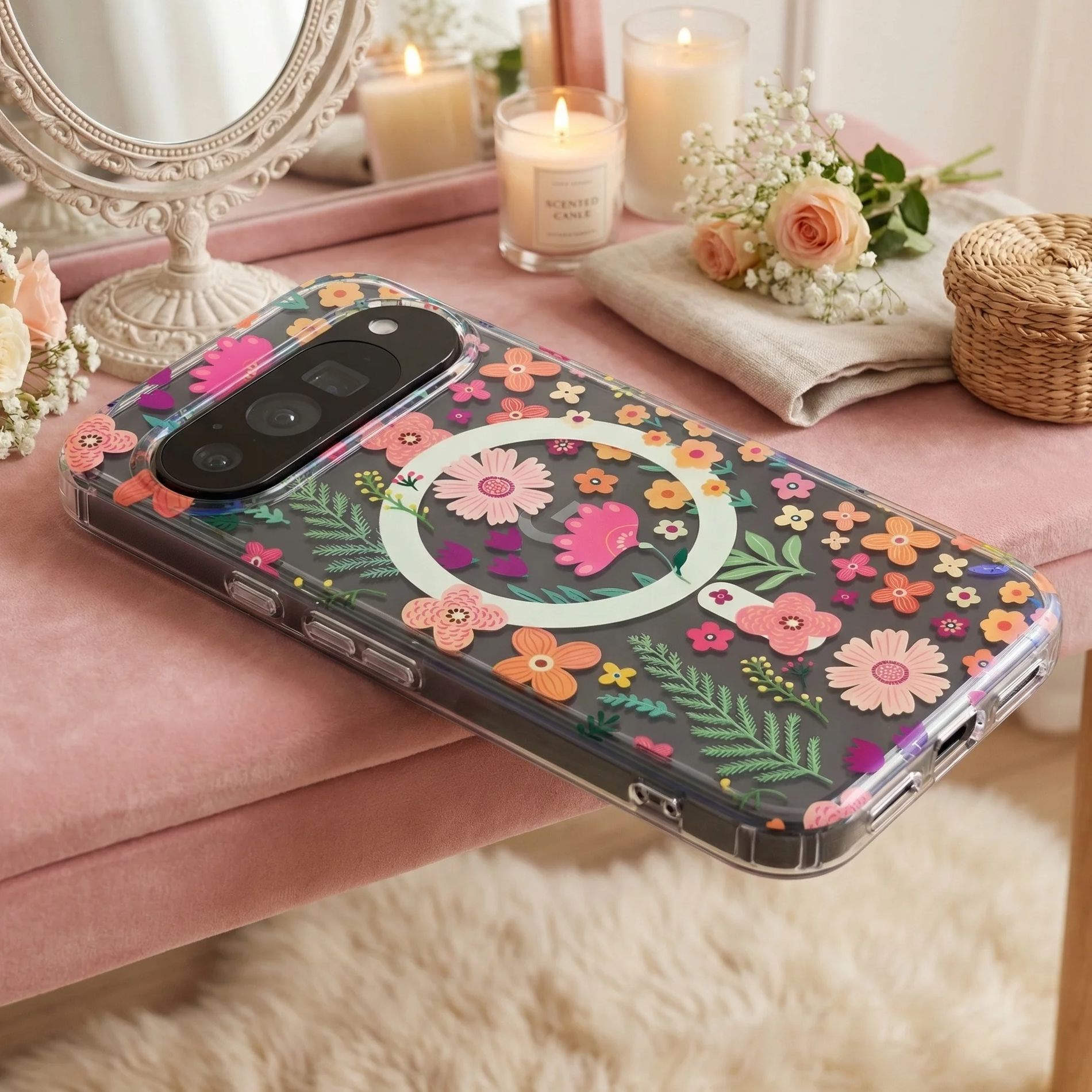 Luxury Spring Clear Glitter Pr - Phone Cases Aesthetic reseña y precio