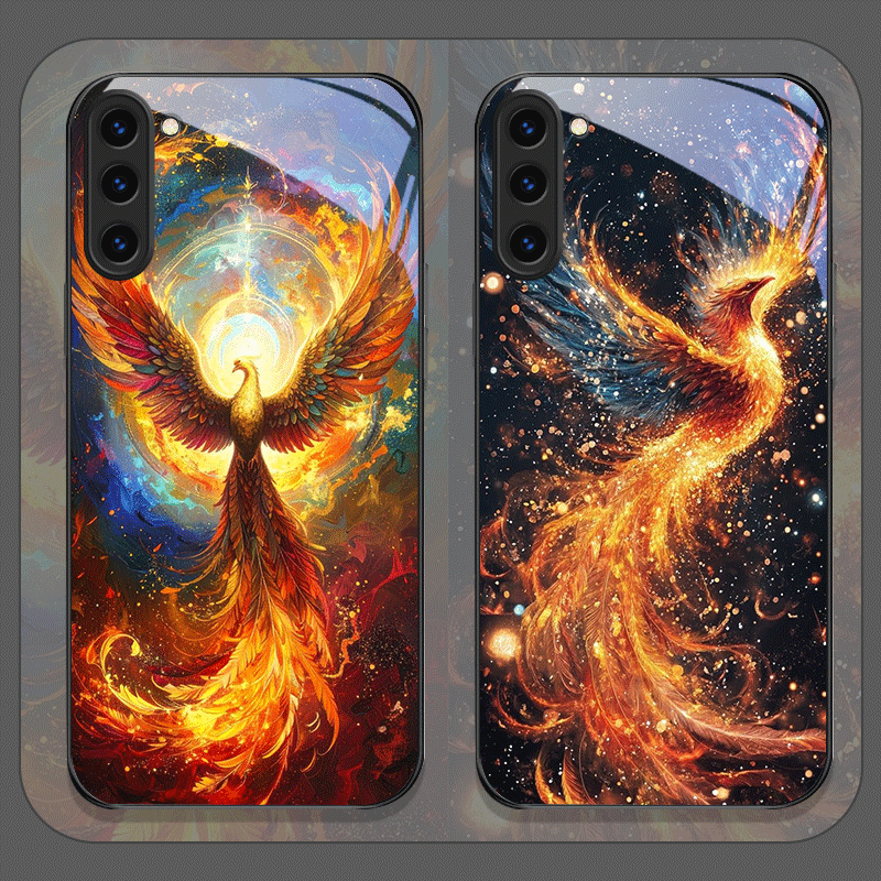Aesthetic Phoenix Fire Feather - Phone Cases Samsung S25 Fe reseña y precio