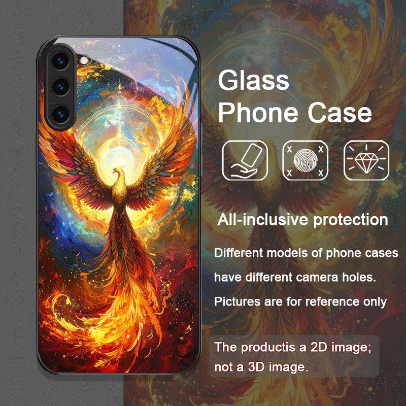 Aesthetic Phoenix Fire Feather - Phone Cases Samsung S25 Fe reseña y precio