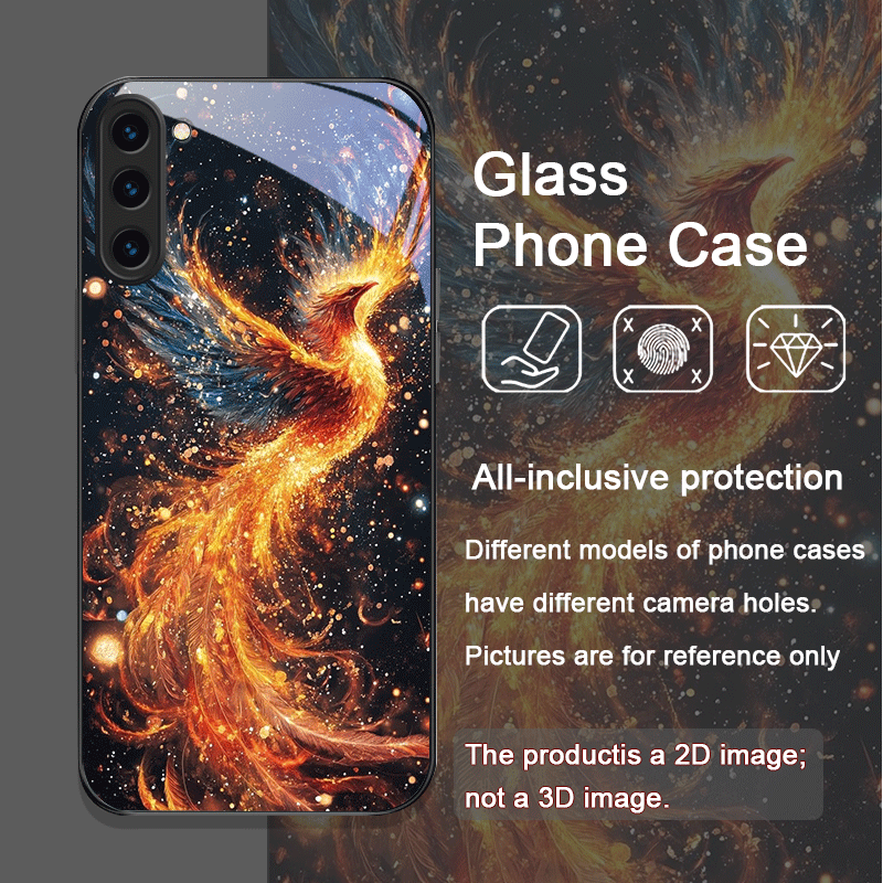Aesthetic Phoenix Fire Feather - Phone Cases Samsung S25 Fe reseña y precio