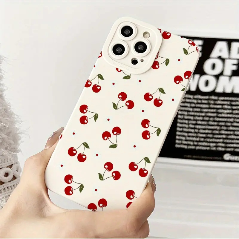 Cute Ins Cherry Case For iPhon - Phone Cases Arc reseña y precio