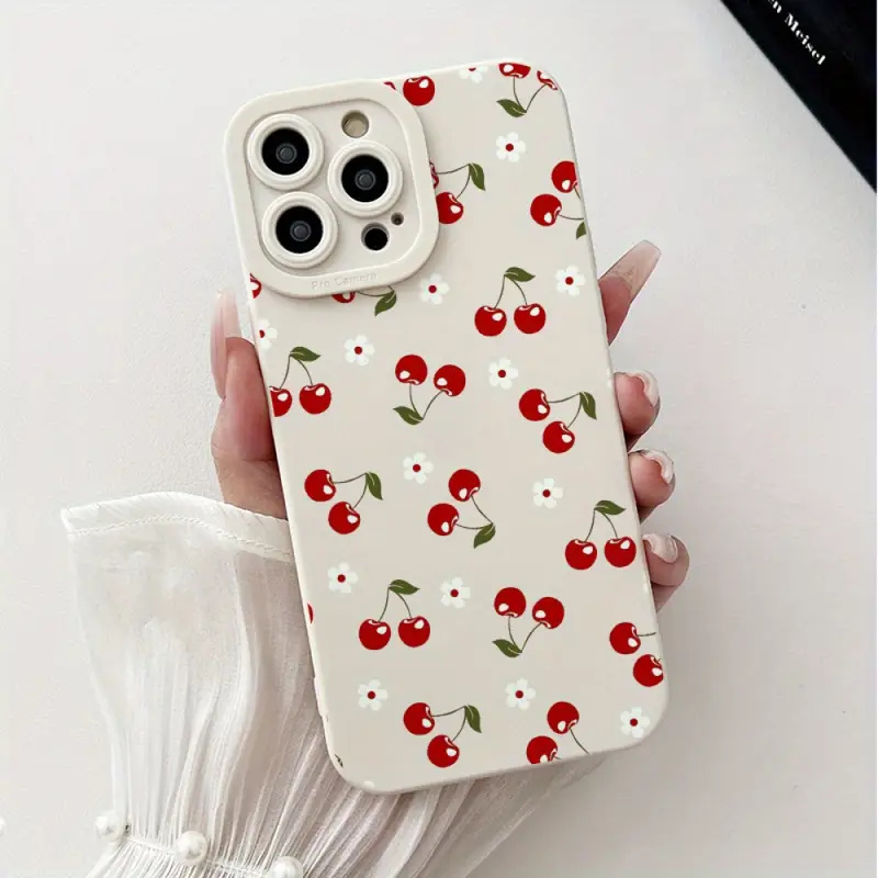 Cute Ins Cherry Case For iPhon - Phone Cases Arc reseña y precio