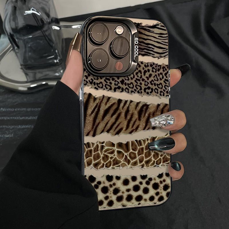Luxury Brown Leopard Y2K Phone - Phone Cases Burga reseña y precio