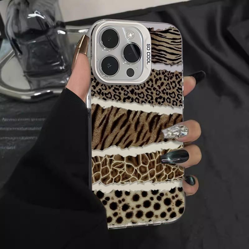 Luxury Brown Leopard Y2K Phone - Phone Cases Burga reseña y precio