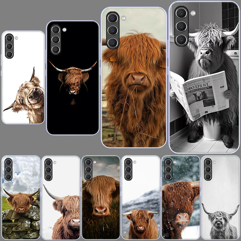Cute Highland Cow Phone Case f - Phone Cases Burga reseña y precio