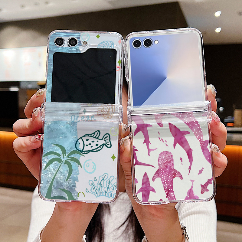 Shark Star Patterned Phone Cas - Phone Cases Z Fold 4 reseña y precio