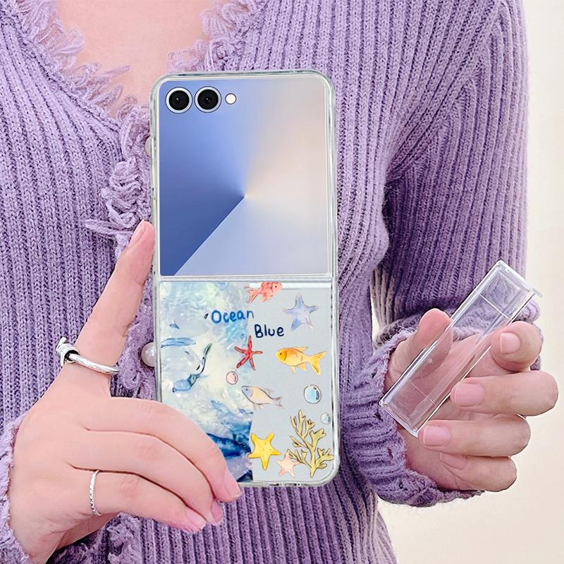 Shark Star Patterned Phone Cas - Phone Cases Z Fold 4 reseña y precio