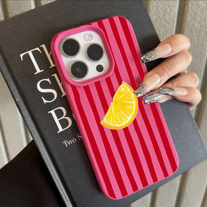 Fashion Lemon Pattern TPU Sili - Phone Cases For Iphone 16 reseña y precio
