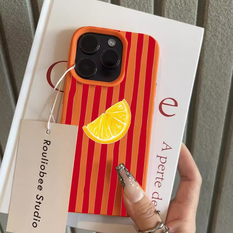 Fashion Lemon Pattern TPU Sili - Phone Cases For Iphone 16 reseña y precio