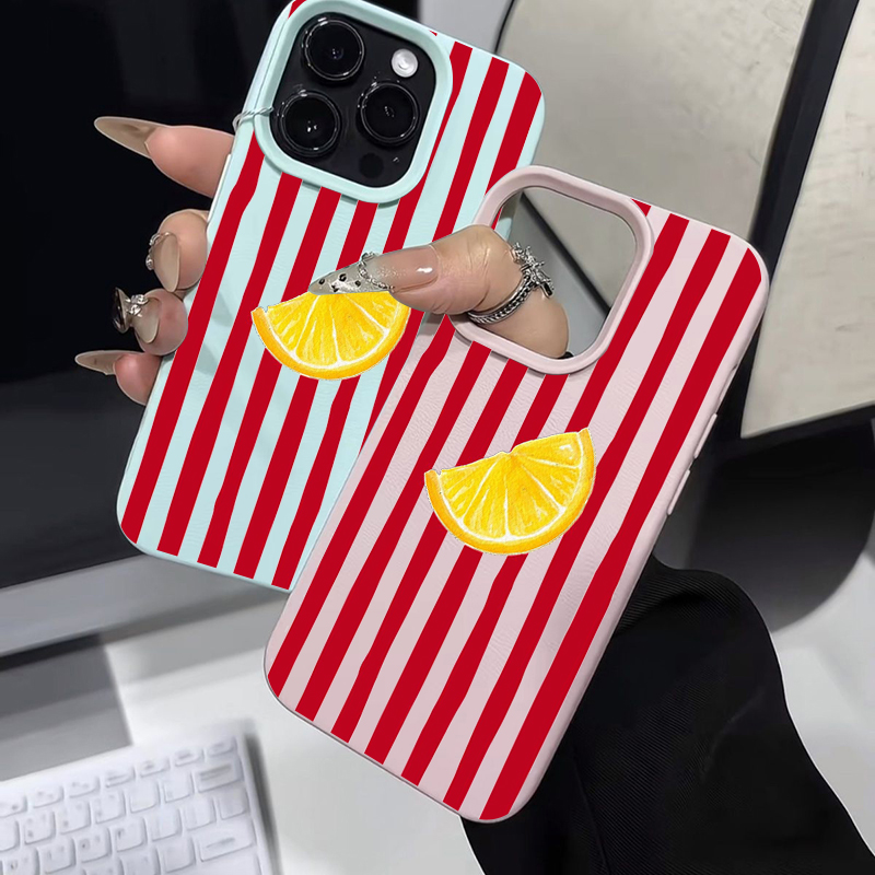 Fashion Lemon Pattern TPU Sili - Phone Cases For Iphone 16 reseña y precio