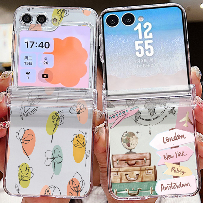 Flower Travel Landmark Pattern - Phone Cases Z Fold 4 reseña y precio