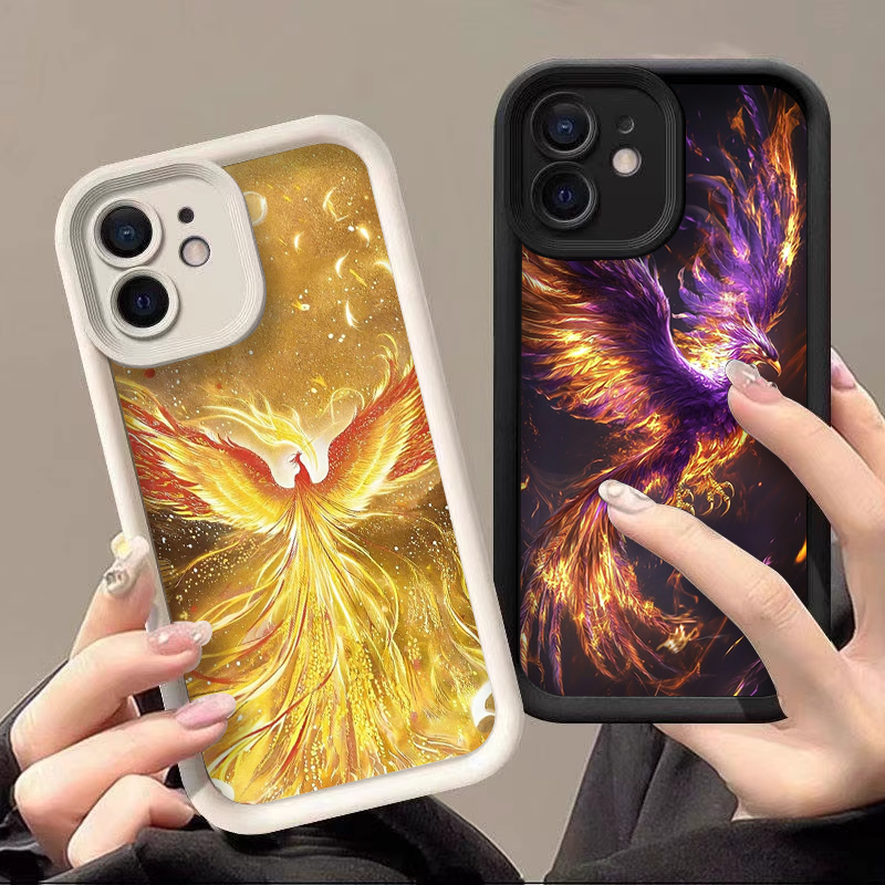 Aesthetic Golden Phoenix Fire  - Phone Cases Aesthetic reseña y precio