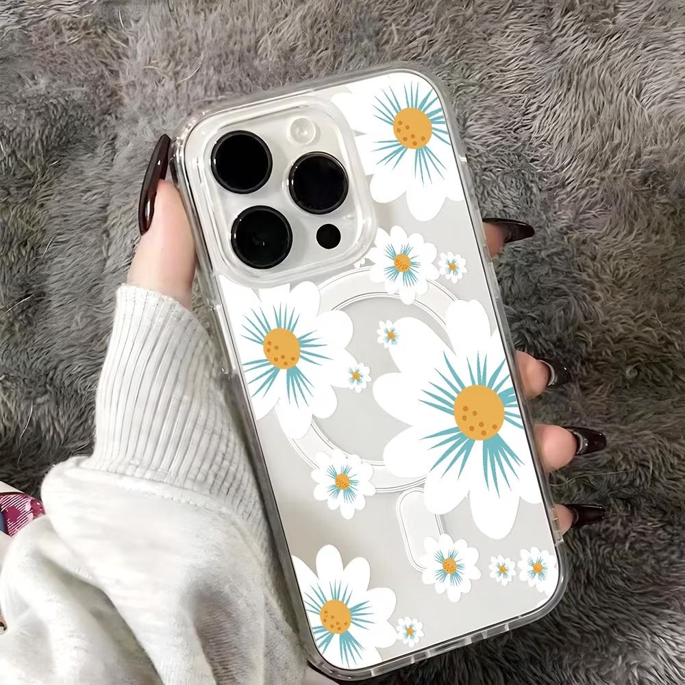 Floral Print Phone Case For iP - Phone Cases Magsafe reseña y precio