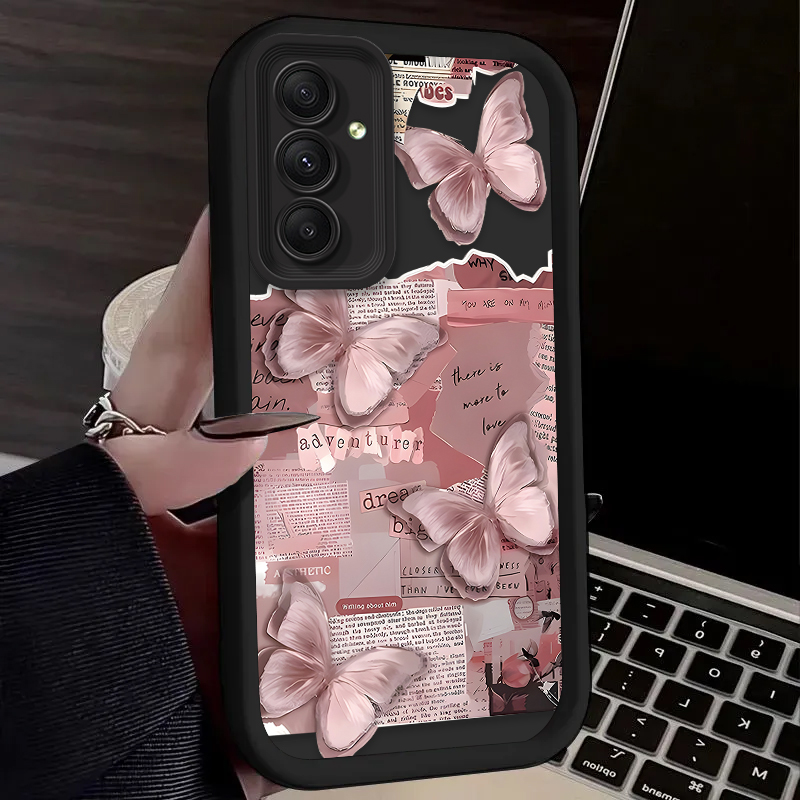 Pink Butterfly Aesthetic Case  - Phone Cases Aesthetic reseña y precio