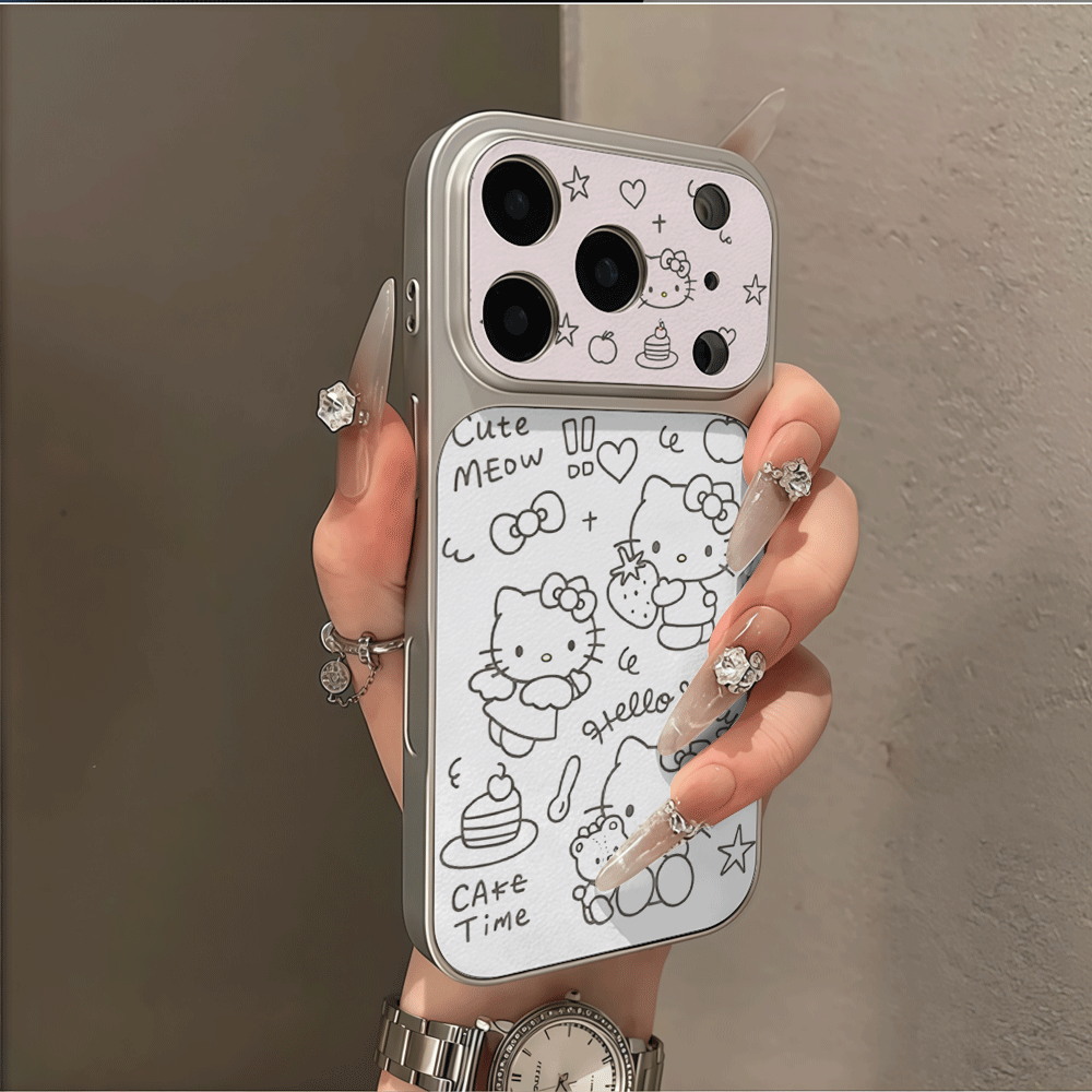 Doodle Line Art Hello Kitty Ph - Phone Cases Drawing reseña y precio