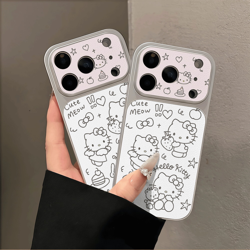 Doodle Line Art Hello Kitty Ph - Phone Cases Drawing reseña y precio