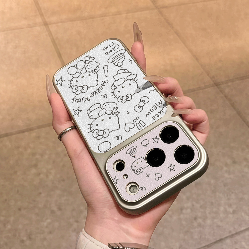 Doodle Line Art Hello Kitty Ph - Phone Cases Drawing reseña y precio