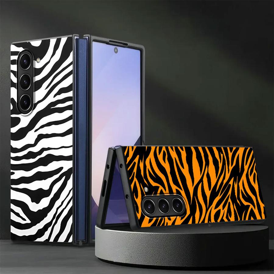 Zebra Striped Sunflower Back P - Phone Cases Z Fold 4 reseña y precio