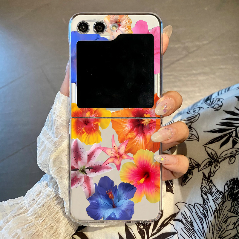 Realistic Floral Print Phone C - Phone Cases Z Fold 4 reseña y precio