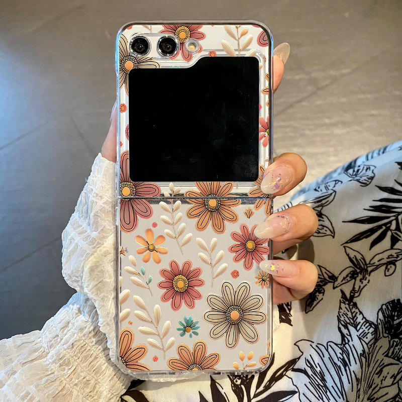 Realistic Floral Print Phone C - Phone Cases Z Fold 4 reseña y precio