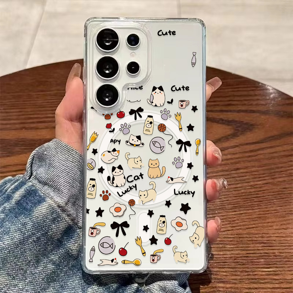 Cute Cat Magnetic Phone Case F - Phone Cases Magsafe reseña y precio