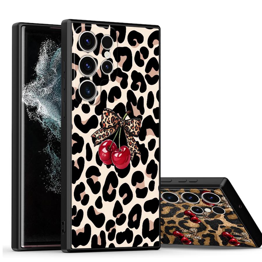 Leopard Cherry Funda Phone Cov - Phone Cases Samsung S25 Fe reseña y precio