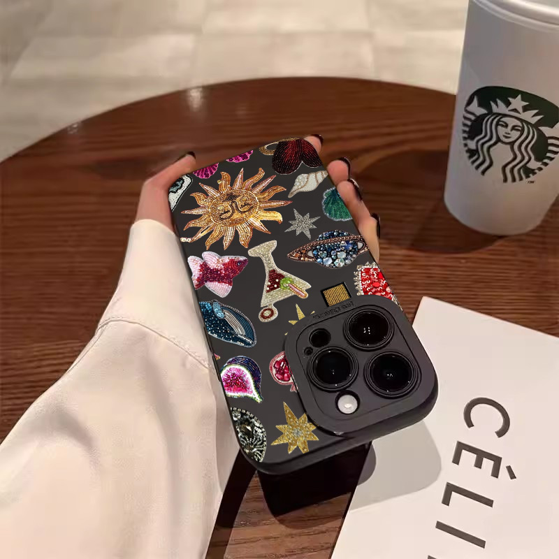 Fashion Black Collage Pattern  - Phone Cases Arc reseña y precio