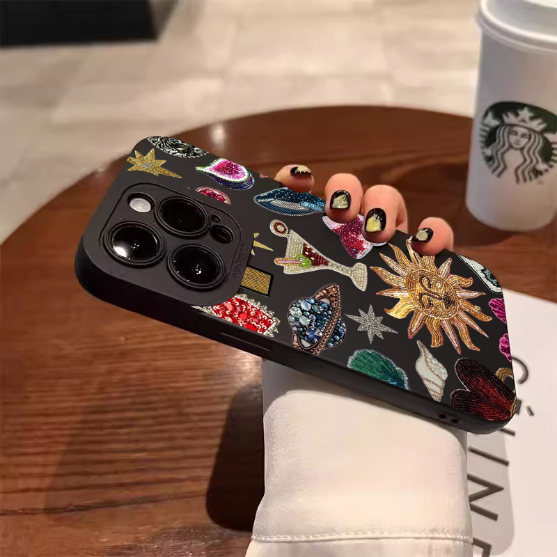 Fashion Black Collage Pattern  - Phone Cases Arc reseña y precio