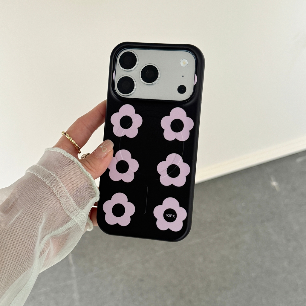 Aesthetic Pink Flowers Matte T - Phone Cases Aesthetic reseña y precio