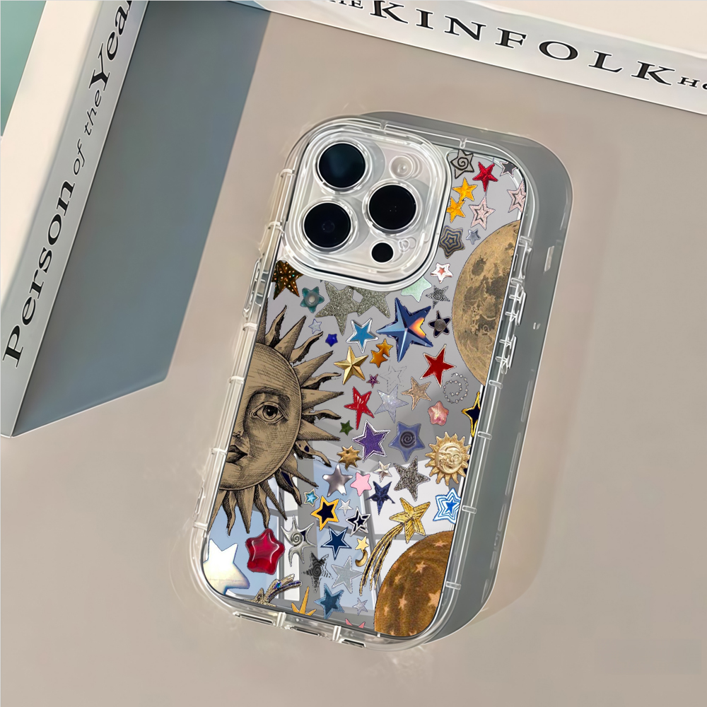 Celestial Gold Glitter Mirror  - Phone Cases Xs Iphone reseña y precio
