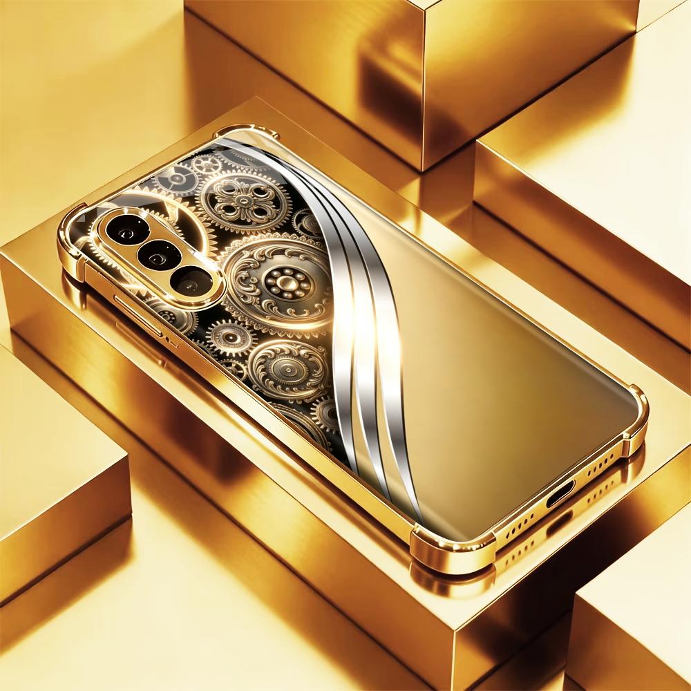 Ornate Vintage Golden Gear pho - Phone Cases Quad Lock reseña y precio