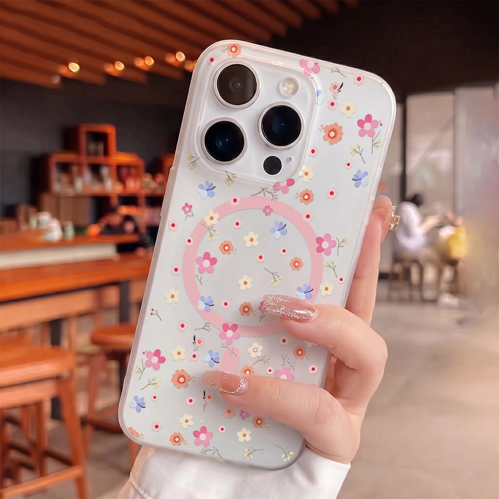 Flower Clear For Magsafe Phone - Phone Cases Magsafe reseña y precio