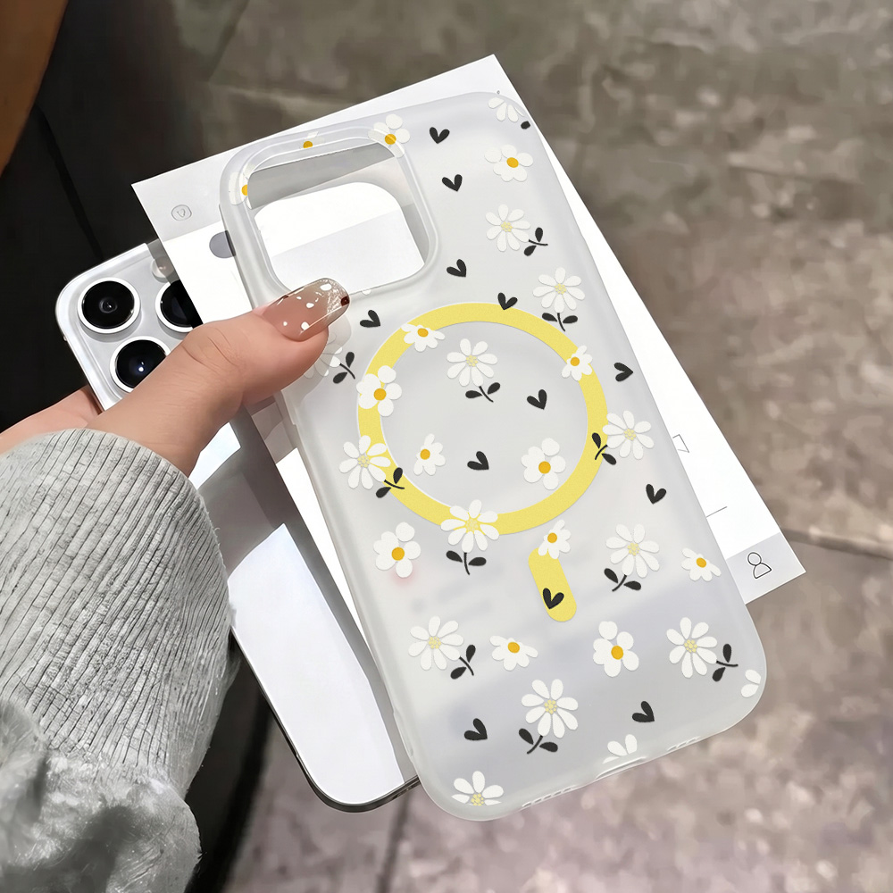 Flower Clear For Magsafe Phone - Phone Cases Magsafe reseña y precio
