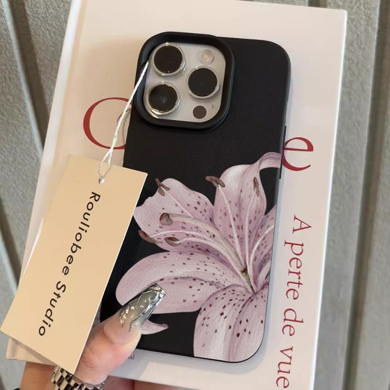 Purple Lily Flower Phone Case  - Phone Cases Xs Iphone reseña y precio