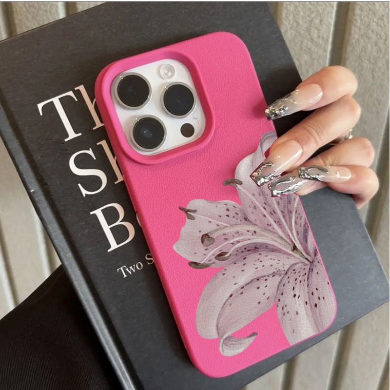 Purple Lily Flower Phone Case  - Phone Cases Xs Iphone reseña y precio