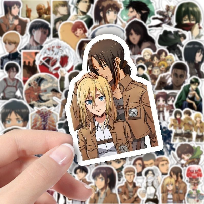 60Pcs Attack on Titan Anime St - Phone Cases Aesthetic reseña y precio