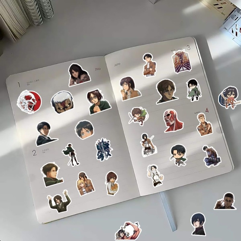 60Pcs Attack on Titan Anime St - Phone Cases Aesthetic reseña y precio
