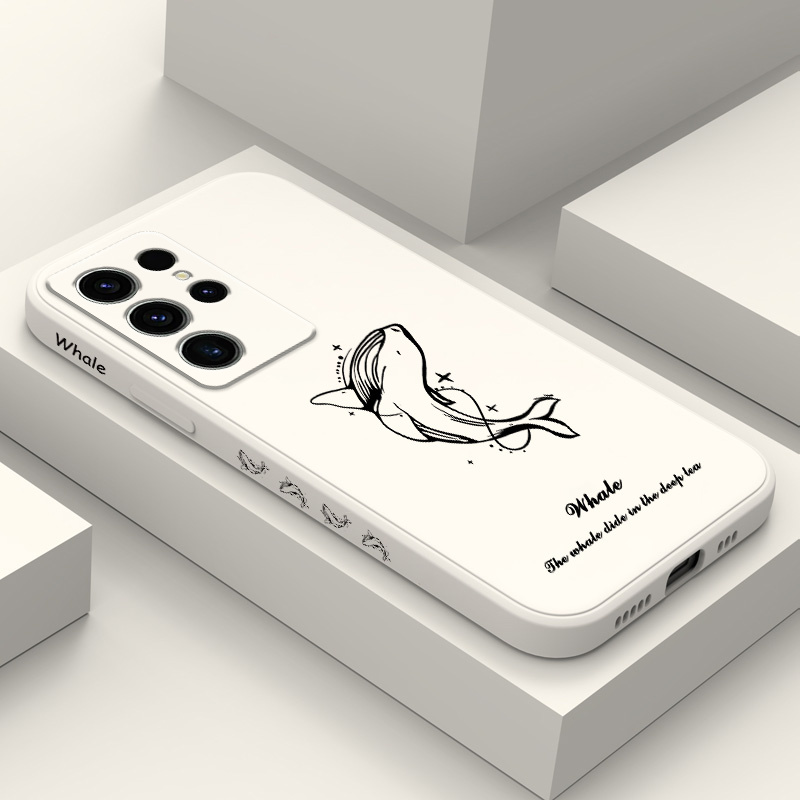 Pale Gray Whale Phone Case For - Phone Cases Burga reseña y precio