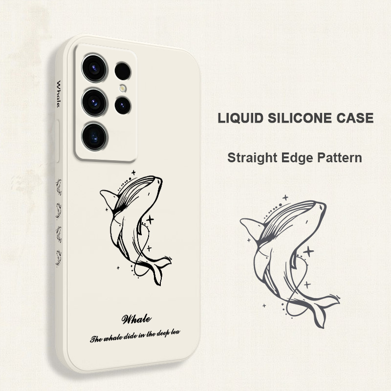 Pale Gray Whale Phone Case For - Phone Cases Burga reseña y precio