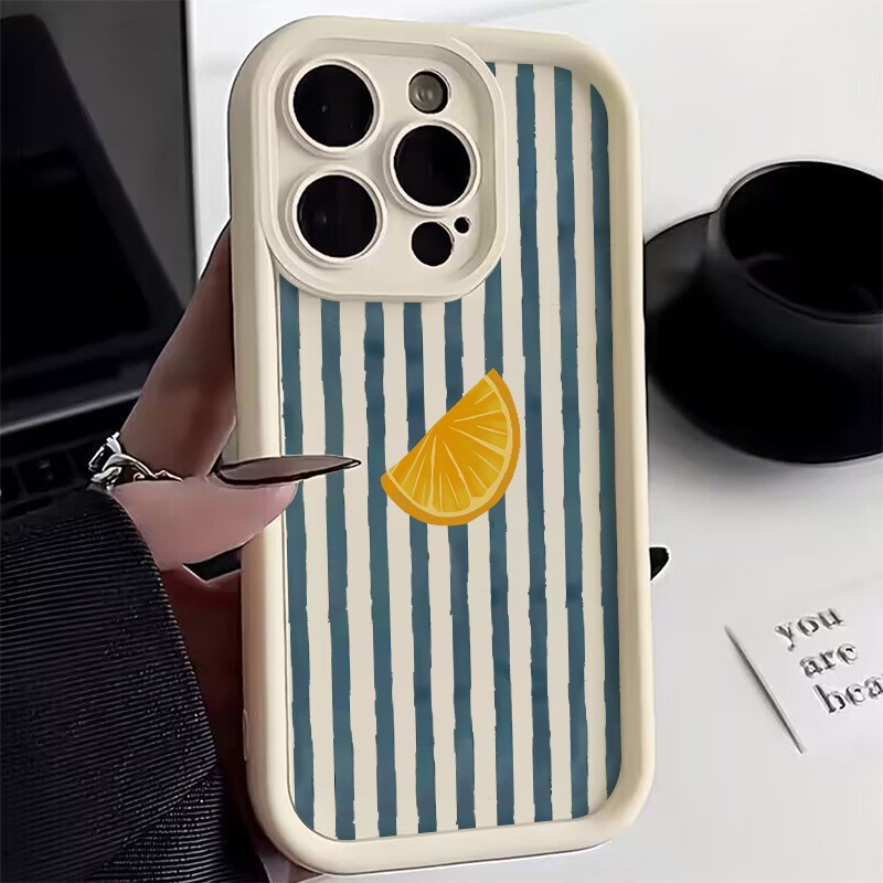 Striped Lemon Slice Pattern Ph - Phone Cases Xs Iphone reseña y precio